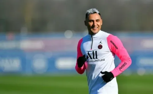 Keylor Navas entrenando con el PSG / Foto: PSG