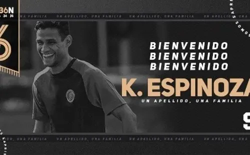 Kevin Espinoza fue presentado con Saprissa / Foto: Twitter Saprissa