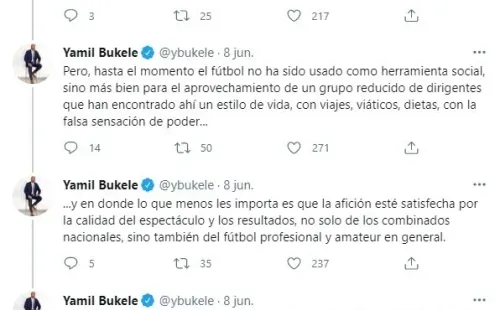 Más de los descargos de Yamil Bukele tras el comunicado de la Fesfut
