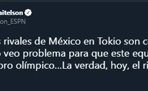 David Faitelson y su crítica a la actuación de Panamá / Twitter Faitelson