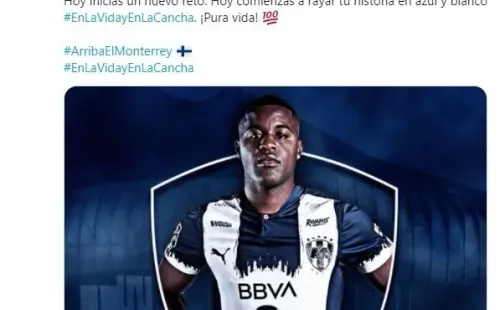 Rayados presentando a Joel Campbell