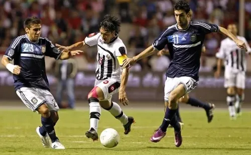 Costa Rica enfrentó a Argentina en un amistoso internacional del 2011. (Medio Tiempo)
