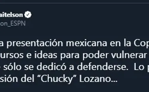 David Faitelson y un mensaje para México