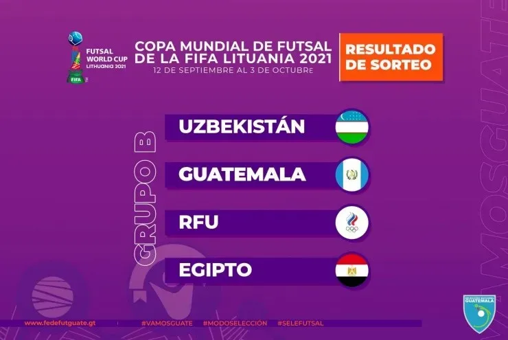 (Fuente: FedeFut Guate)