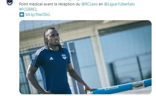 Girondins de Burdeos compartiendo el parte médico de Alberth Elis