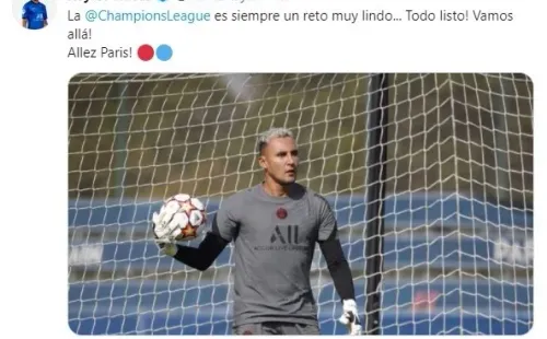 El mensaje de Keylor Navas en la previa del debut de PSG