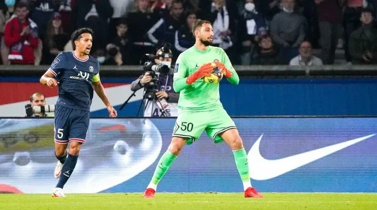 Donnarumma fue titular ante Lyon y Navas lo vio desde el banquillo.