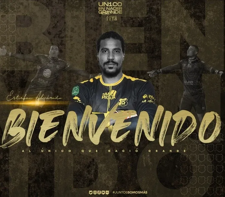 Esteban Alvarado era presentado como jugador del Herediano (CSH Oficial)