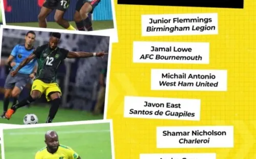 Los delanteros convocados por Jamaica para esta ventana FIFA (Foto: JFF)