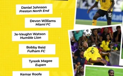 Los mediocampistas convocados por Jamaica para esta ventana FIFA (Foto: JFF)