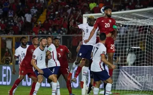 Aníbal Godoy anotando ante USA (Getty)
