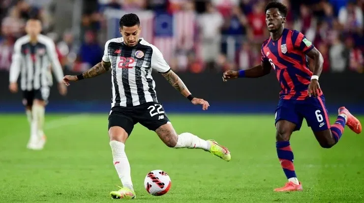 Ronald Matarrita hizo gran juego ante los EEUU, pero no alcanzó al final (Getty)