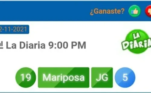 Número ganador de La Diaria de Honduras del 12 de noviembre a las 9 PM (Foto: Lotería Honduras)