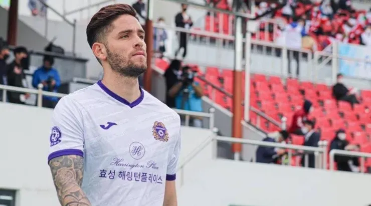 Moya tuvo un rendimiento extraordinario en el FC Anyang.