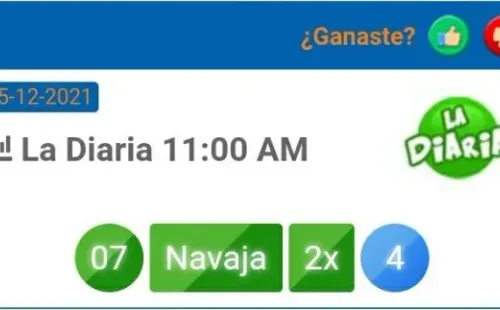 El número ganador de las 11 de la mañana.
