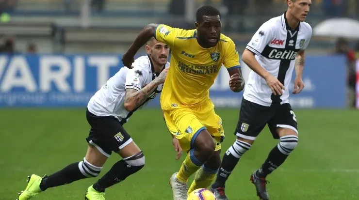 Joel Campbell con el Frosinone de Italia (Getty)