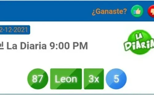 El número ganador de las 9 de la noche.