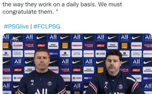 Pochettino estuvo en conferencia de prensa este martes (PSG Twitter)