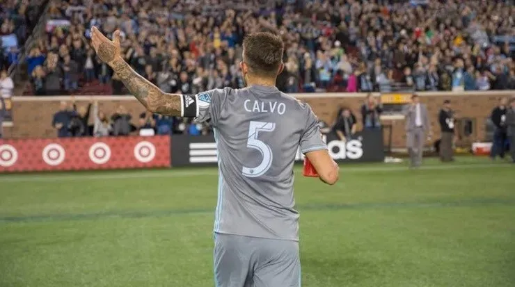 Francisco Calvo fue capitán del Minnesota United