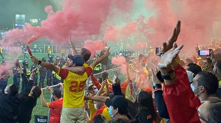 Clebración florense tras la obtención de su campeonato