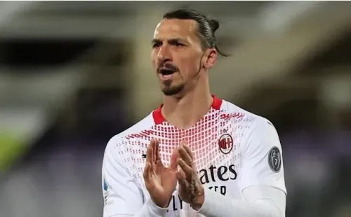 ZlatanIbrahimović con la camiseta del Milan