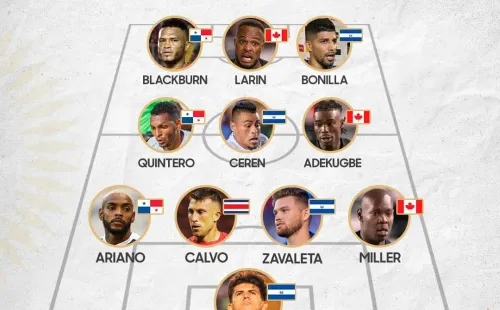 Once ideal de la jornada 10 en Concacaf / Imagen: Concacaf