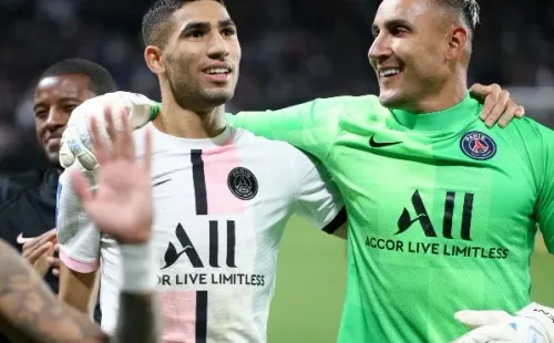 Hakimi y Navas (Getty)