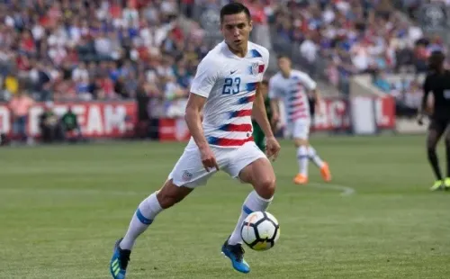 Rubio Rubin con la camiseta de Estados Unidos