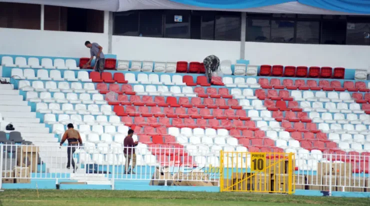 Así se ve la zona de butacas en el Estadio Nacional.
