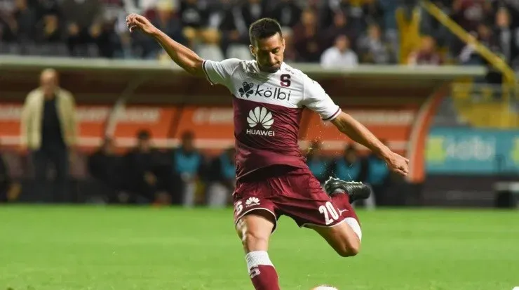 Marcel Hernández denunció que Mariano Torres lo insultó durante el partido en enero de este año (Saprissa Oficial)