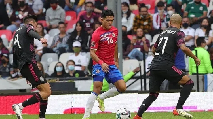 Alonso Martínez ante México (Fedefut CR)