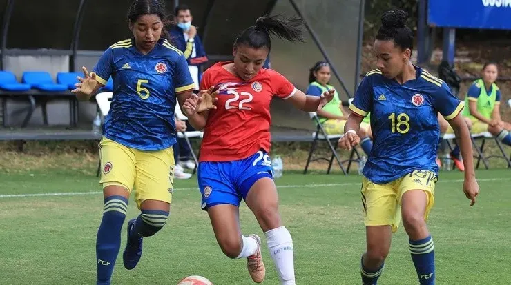 Costa Rica enfrentó a su similar de Colombia en juego amistoso (FedefutCR)