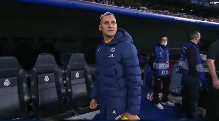 Keylor Navas reaccionó al recibimiento del Real Madrid.