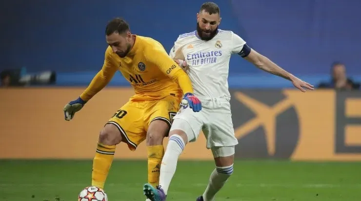 Momento justo de la jugada que terminó en el primer gol madridista (Video)
