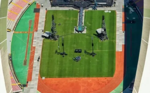El Estadio Nacional está listo para albergar el recital de Coldplay.