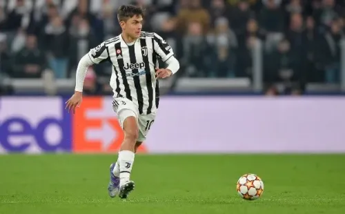 Dybala con la Juventus en Champions / Getty