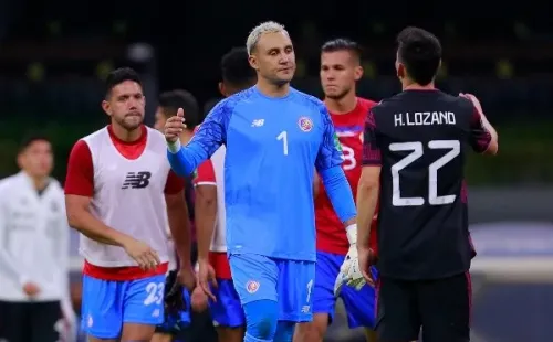 Keylor Navas con la Selección de Costa Rica ante México / Getty