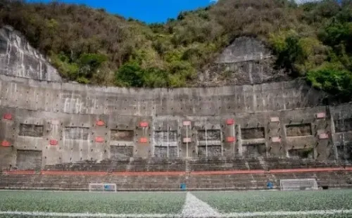 El estadio pertenece a la organización Cocodrillos y Caracas FC la utilizó durante el torneo de 2018 (Fuente: @caracas_fc)