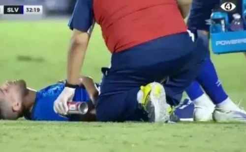 Nelson Bonilla tuvo que salir por una molestia muscular. (El Gráfico)