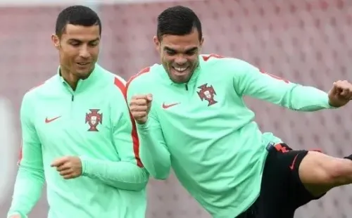 Desde las inferiores en Lisboa a ser compinches en la selección. Fuente: Getty Images