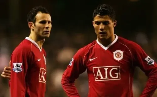 Ryan Giggs, compañero y maestro. Fuente: Getty Images