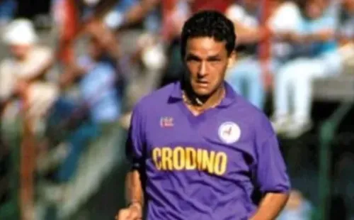 Baggio en Fiorentina. Fuente: Getty Images