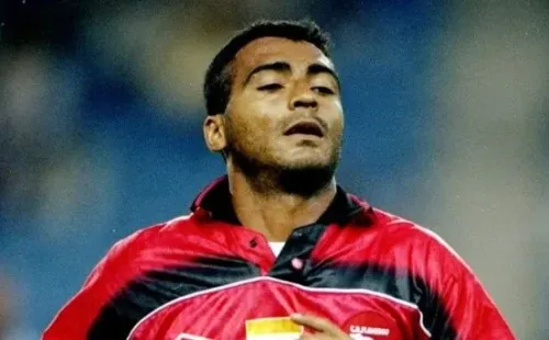 Romario en Flamengo. Fuente: Getty Images