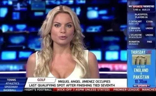 Excelente periodista deportiva y gran performance como modelo. Fuente: Instagram @seecharlottej