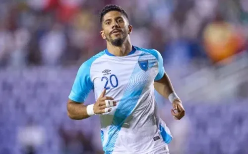 Gerardo Gordillo con la Selección de Guatemala
