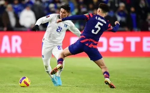 Bryan Tamacas jugó 20 partidos con El Salvador en estas Eliminatorias. (Getty Images)