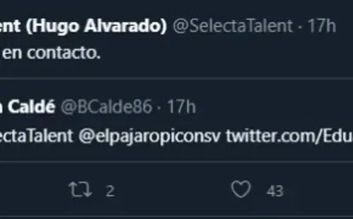 Selecta Talent confirmó que ya hablan con él.