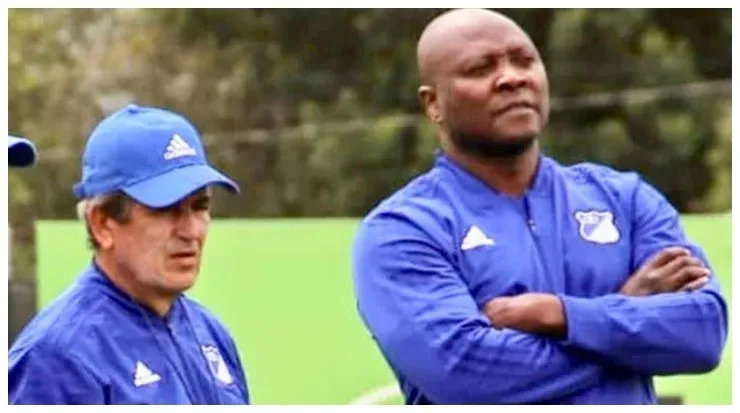 Pinto y Rincón fueron compañeros de cuerpo técnico en el Millonarios de Colombia en 2019 (Jorge Luis Pinto, Twitter)