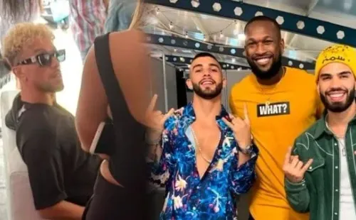 Christian Bolaños y Kendall Waston fueron fotografiados en el festival Picnic.