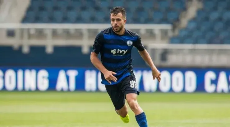 Rodrigo Saravia jugó en el Kansas City II de la USL.